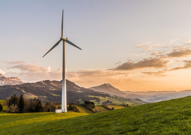 Windmill in the mountains